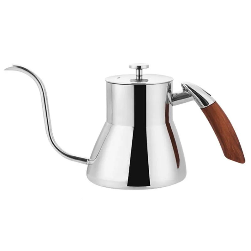 Pour Over Kettle - 304 스테인리스 스틸 구스넥 주전자 휴대용
