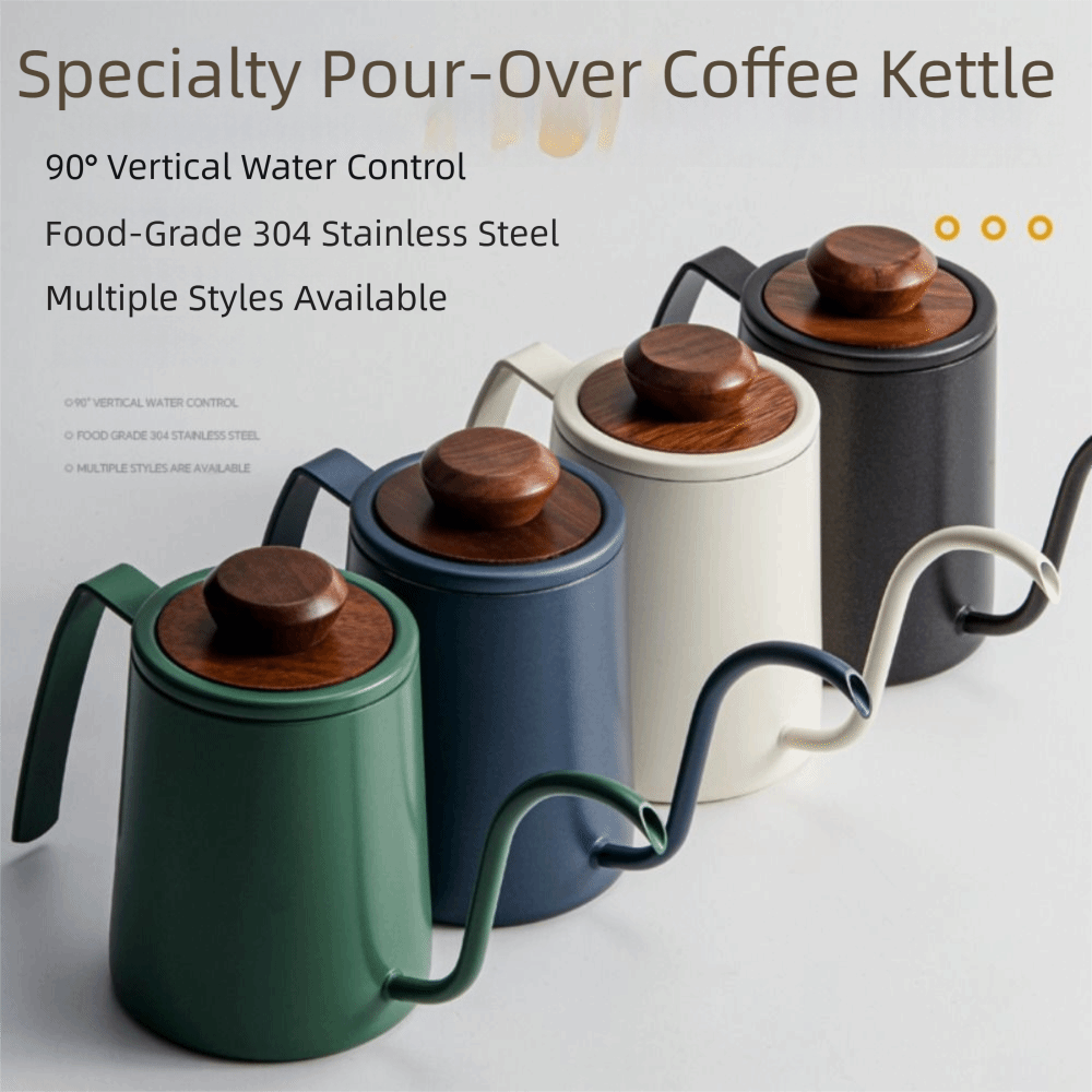 Pour Over Kettle - 304 스테인리스 스틸 구스넥 커피포트 드립