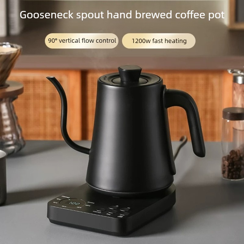 Pour Over Kettle - 전기 구스넥 커피 주전자, 온도 유지