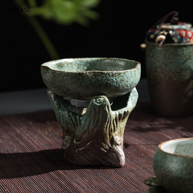 Coffee Tea In Chinese - 레트로 세라믹 차 여과기, 수제 차하이