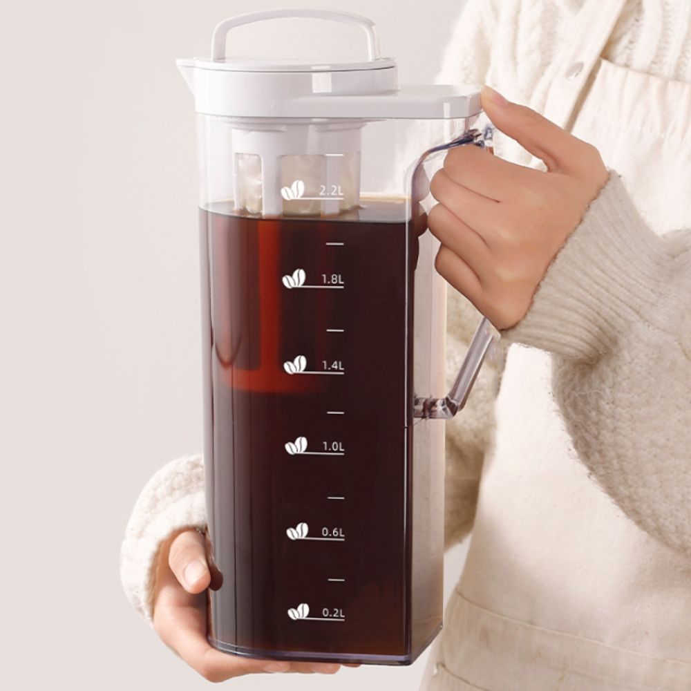 Cold Brew Jar - 대용량 콜드브루 커피 포트 밀폐형 누수