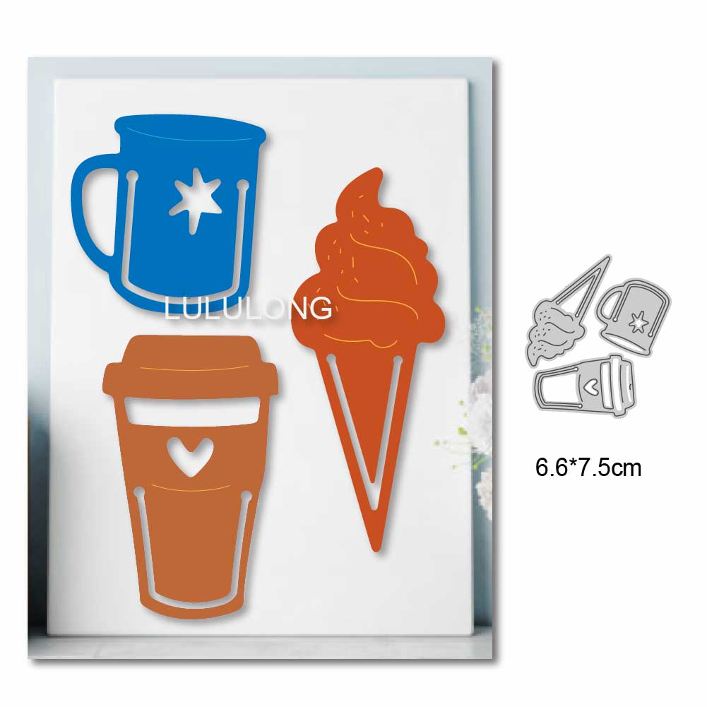 2025 금속 절단 다이 스크랩북 앨범 종이 카드 커피 - Coffee Stencil Art 리뷰 및 가격