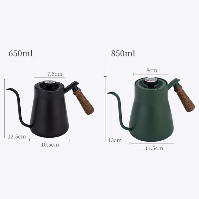 긴 슬림형 구스넥 주전자 650ml/850ml 푸어오버 - Pour Over Kettle 리뷰 및 가격