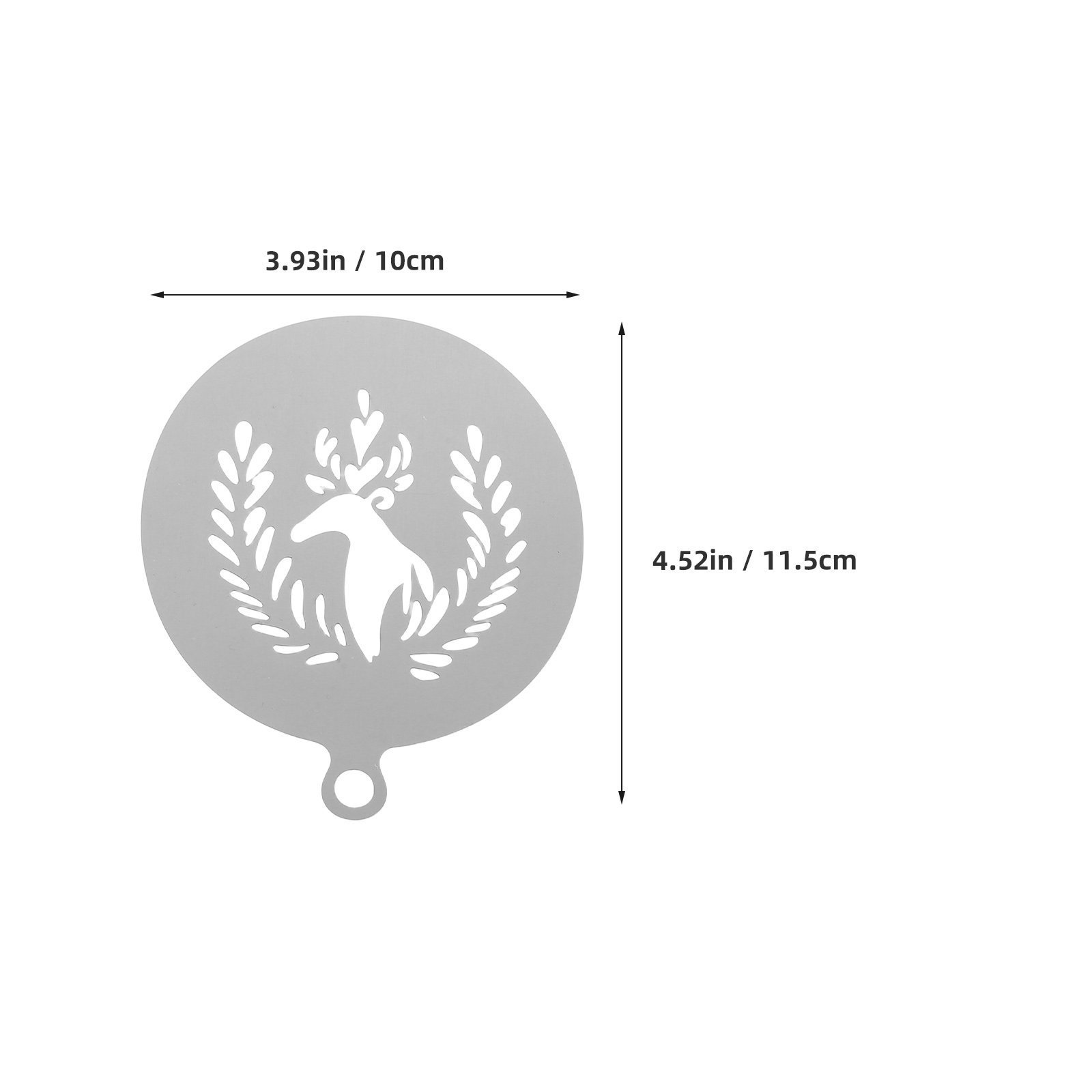 4Pcs 프리미엄 스테인레스 스틸 커피 스텐실 카푸치노 - Coffee Stencil Art 리뷰 및 가격