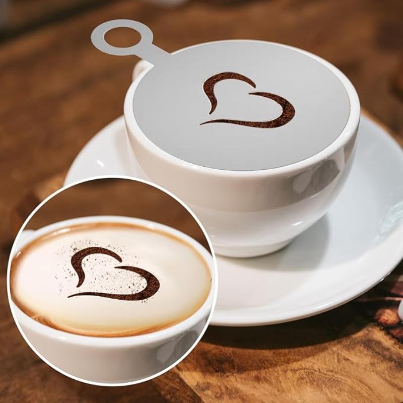 4개/세트 스테인레스 스틸 커피 테마 아트 스텐실, 케 - Coffee Stencil Art 리뷰 및 가격