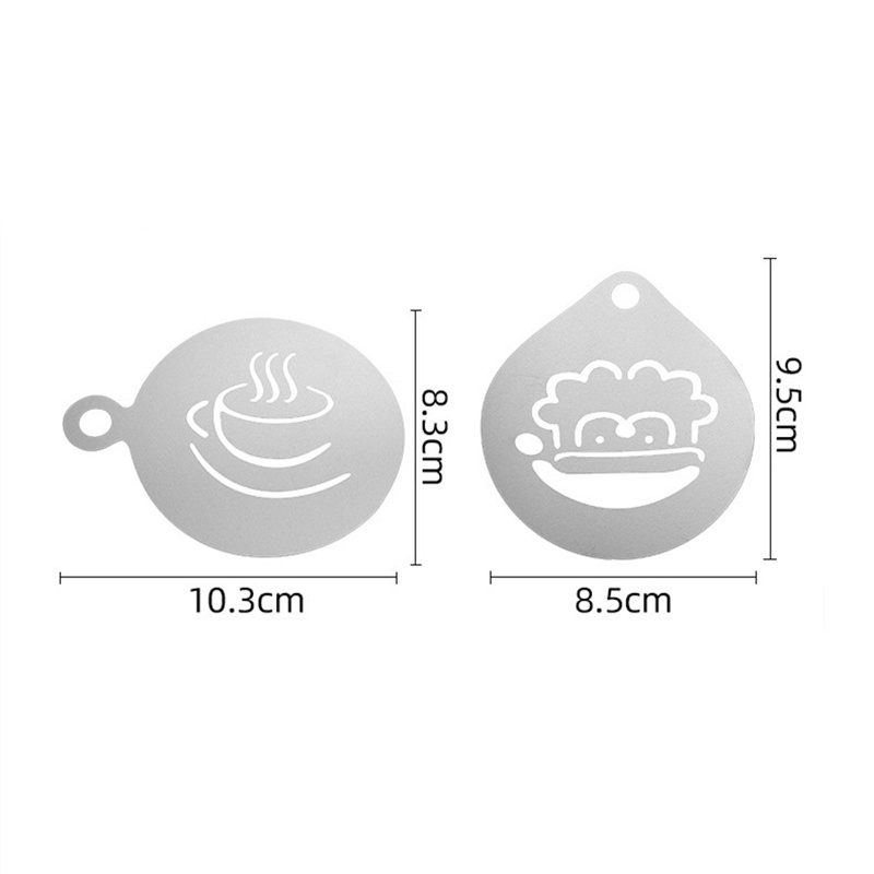 스테인레스 스틸 카페 폼 템플릿, 바리스타 스텐실, 몰 - Coffee Stencil Art 리뷰 및 가격