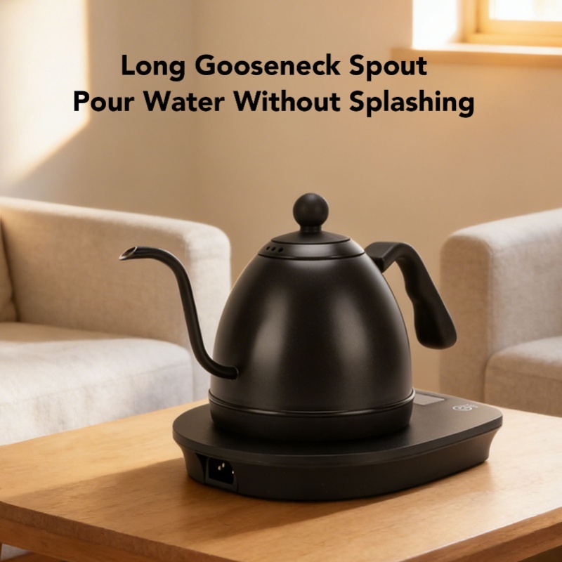 1000W 전기 구스넥 주전자 600ml 스테인리스 스 - Pour Over Kettle 리뷰 및 가격
