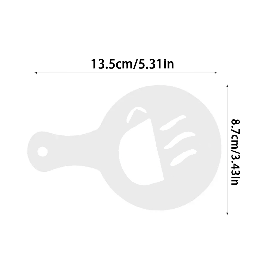 16개 커피 라떼 아트 스텐실 속이 빈 몰드 파티샵 주 - Coffee Stencil Art 리뷰 및 가격