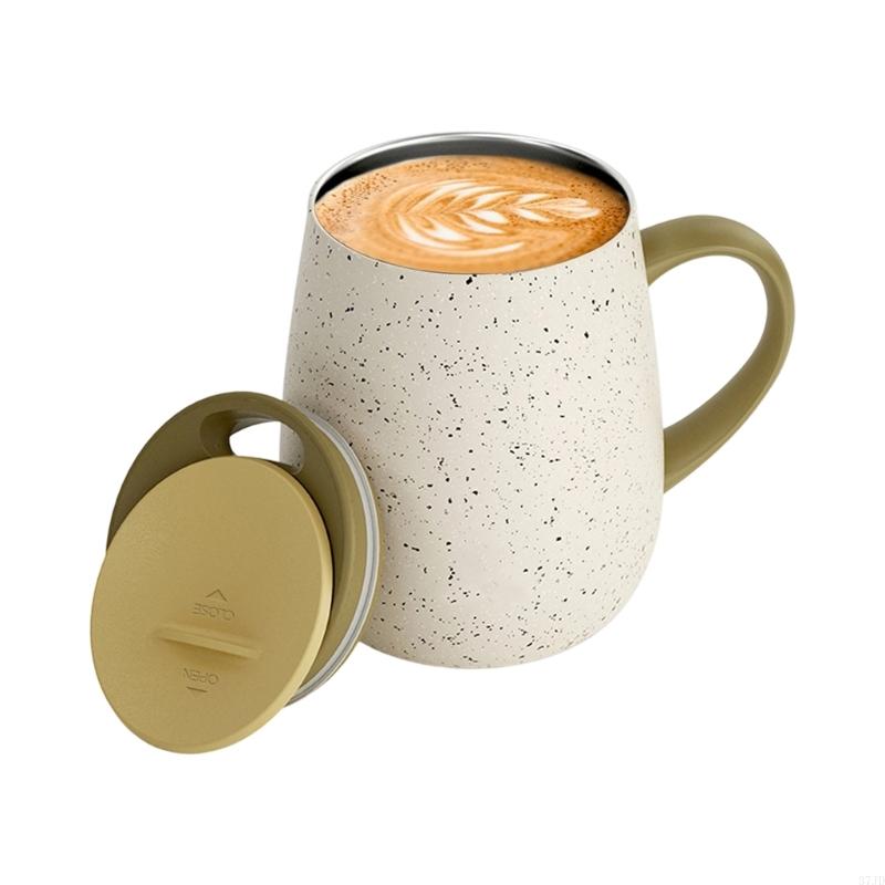 슬라이딩 뚜껑과 측면 손잡이가 있는 단열 커피 컵, 홈 - Coffee Tea Break 리뷰 및 가격