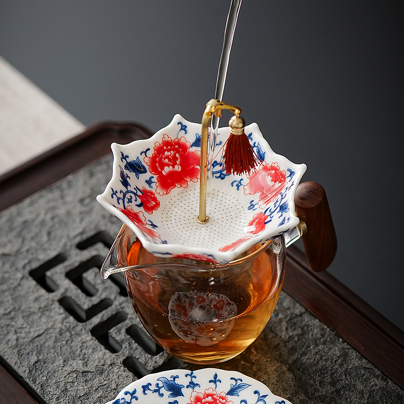 중국 청백자 우산 모양 세라믹 차망 회전식 잎차 필터  - Coffee Tea In Chinese 리뷰 및 가격