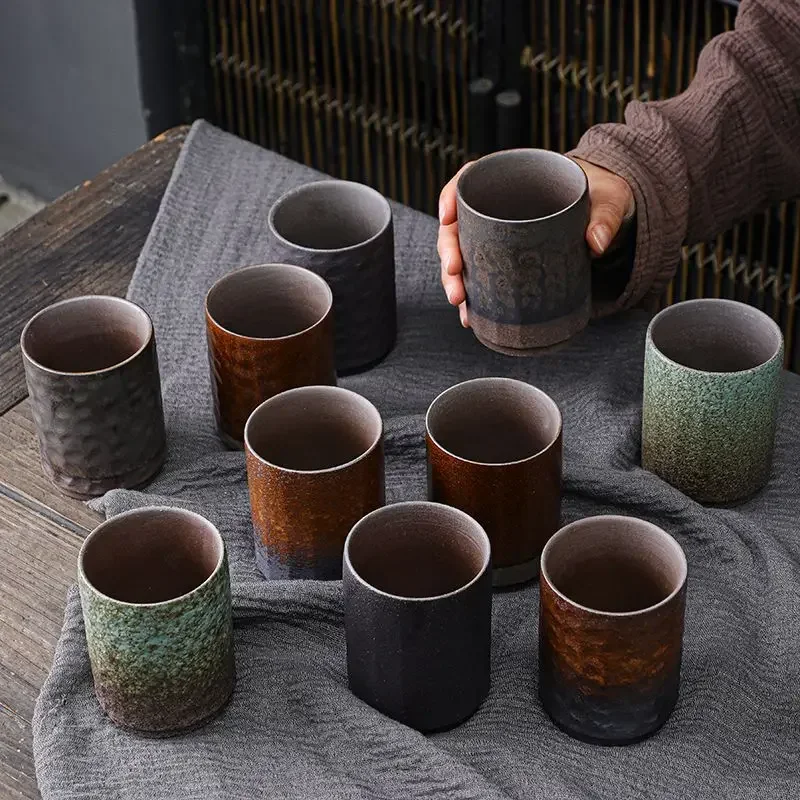 빈티지 수제 중국 석기 머그 - 가정 및 사무실용 대형 - Coffee Tea In Chinese 리뷰 및 가격