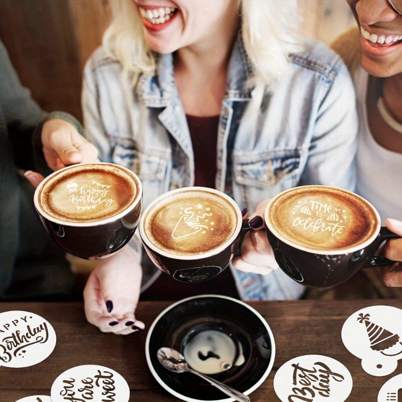 전문가용 DIY 라떼 아트 스텐실 세트 (커피, 카푸치 - Coffee Stencil Art 리뷰 및 가격