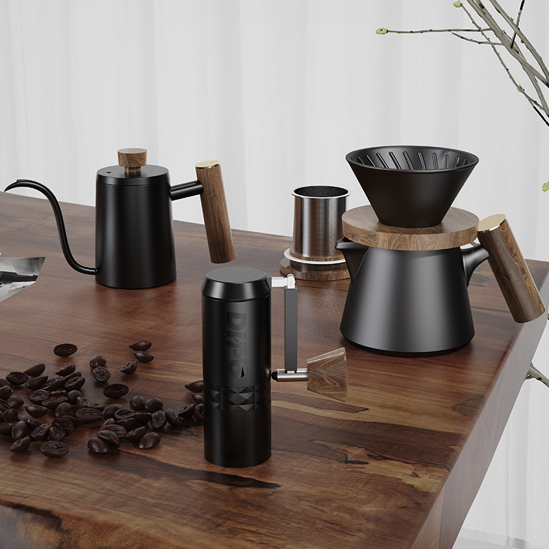 DHPO 럭셔리 커피 키트 세트 이중층 커피 컵 수동  - Pour Over Kettle 리뷰 및 가격